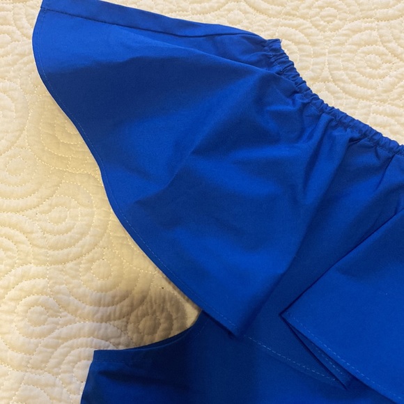 Brand New Banana Republic-XXS One Shoulder Ruffle Top - Picture 2 of 4